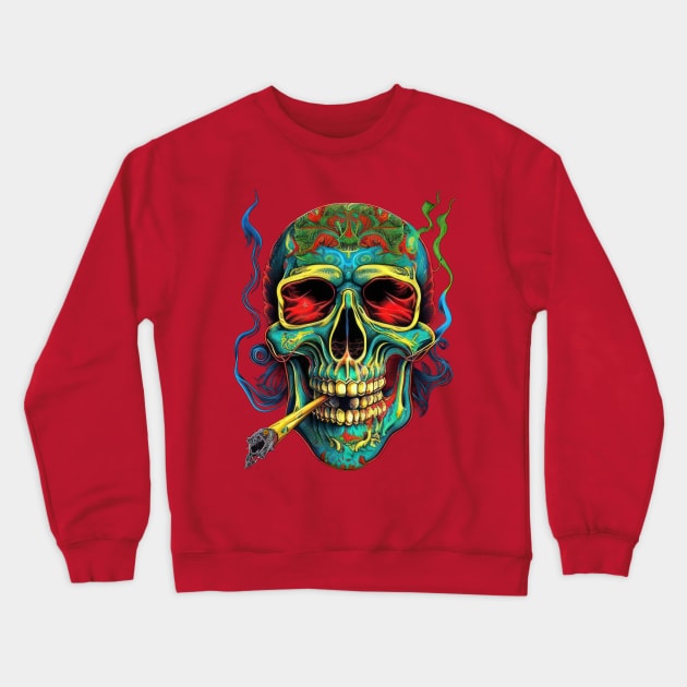 Psychedelic Afterlife Crewneck Sweatshirt by TooplesArt